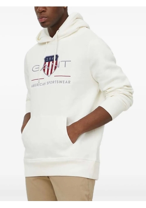 Gant Archive Shield hoodie - White