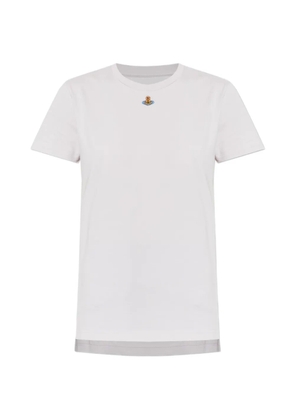 Vivienne Westwood Orb-embroidered T-shirt - Purple