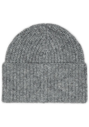 Brunello Cucinelli ribbed cashmere beanie - Grey