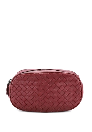 Bottega Veneta Pre-Owned Zip Intrecciato Nappa belt bag - Red