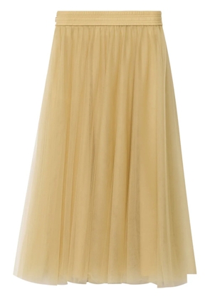 Fabiana Filippi pleated midi skirt - Neutrals