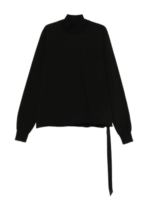 Rick Owens DRKSHDW high-neck cotton sweatshirt - Black