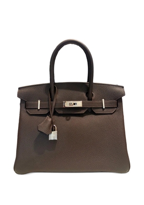 Hermès Pre-Owned 2025 30 Birkin leather tote bag - Brown