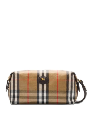 Burberry Highlands wash bag - Neutrals