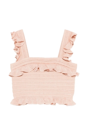 ZIMMERMANN ruffled top - Pink