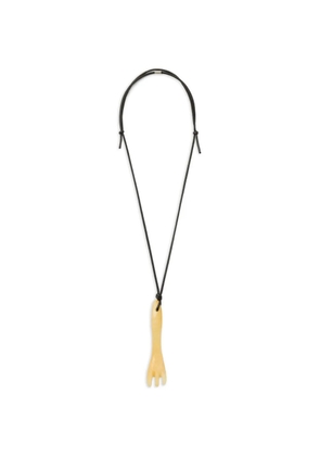 LEMAIRE gua sha fork necklace - Neutrals
