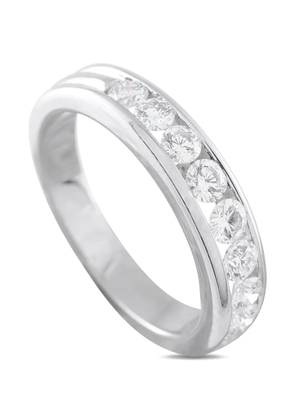 LB Exclusive diamond wwhite gold eternity ring - Silver