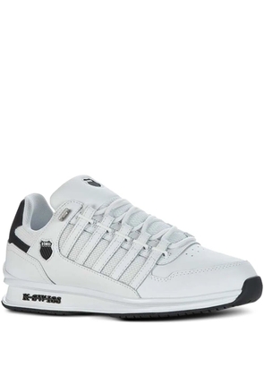 K-Swiss leather lace-up trainers - White
