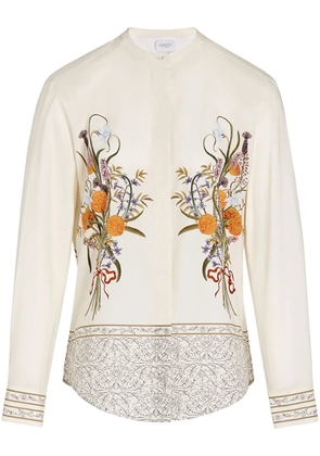 Giambattista Valli Marigold Bouquets blouse - White