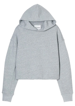 Closed Folded Hem hoodie - Grey