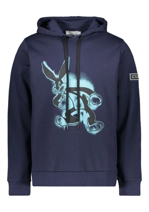 Iceberg graphic-print hoodie - Blue