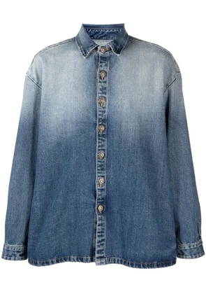 424 gradient-effect denim shirt - Blue
