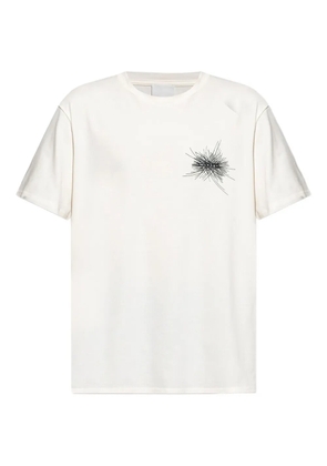 MARANT Honore embroidered short-sleeved T-shirt - White