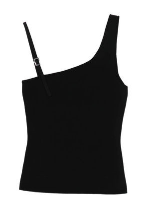 SANDRO asymmetric knit jumper - Black