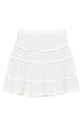 LoveShackFancy Colella skirt - White
