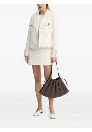 Bruuns Bazaar tweed A-line skirt - Neutrals