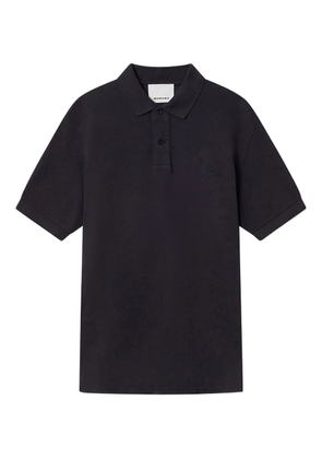 MARANT Afko embroidered polo shirt - Blue