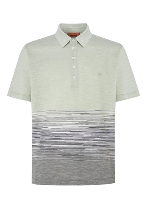 Missoni intarsia-knit polo shirt - Green
