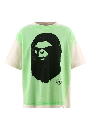 SAINT MXXXXXX x Bape cotton T-shirt - Green
