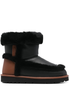 Chloé Dolcie shearling-leather boots - Black