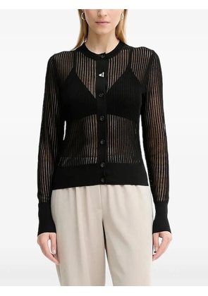 AERON Constant ribbed cardigan - Black