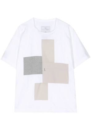 Fumito Ganryu front-pocket cotton t-shirt - White