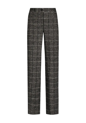 Dolce & Gabbana check-pattern trousers - Black
