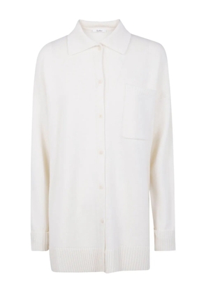 Max Mara chest-pocket cardigan - White