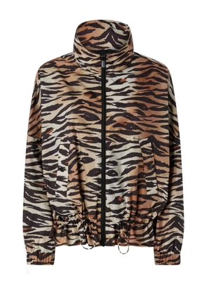 PINKO tiger-print jacket - Brown