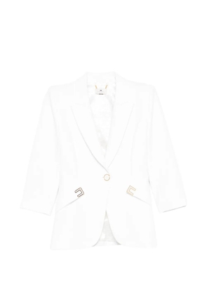 Elisabetta Franchi button-cardigan blazer - White