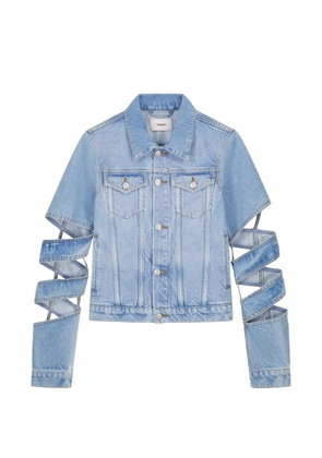 Coperni spiral denim jacket - Blue