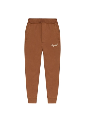 DSQUARED2 embroidered-logo track pants - Brown