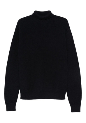 JIL SANDER+ ribbed high-neck sweater - Blue