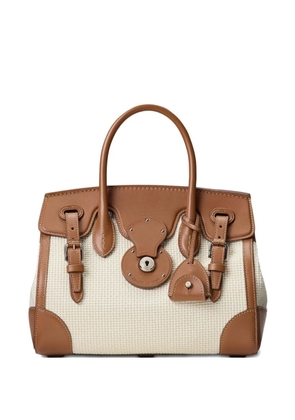 Ralph Lauren Collection Soft Ricky 27 woven tote bag - Neutrals