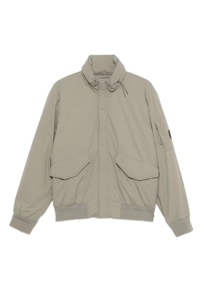 C.P. Company lens-detail bomber jacket - Blue