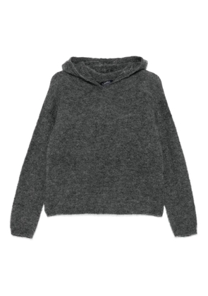 'S Max Mara hooded textured hoodie - Grey