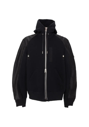 sacai Sponge hoodie - Black