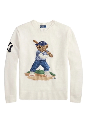 Polo Ralph Lauren bear graphic sweater - Neutrals
