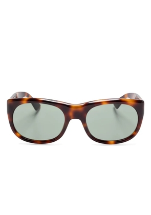 Saint Laurent Eyewear tortoiseshell-effect sunglasses - Brown