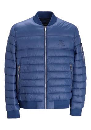 Karl Lagerfeld quilted bomber jacket - Blue