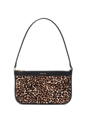 ANINE BING mini Elly leopard-print shoulder bag - Brown