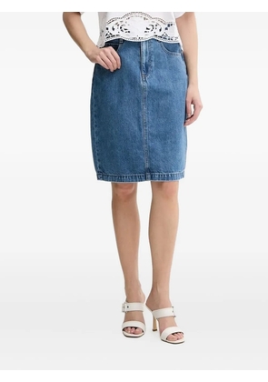 BOSS five-pocket denim skirt - Blue