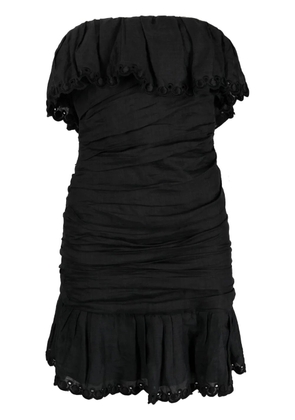 ISABEL MARANT Oxani off-shoulder mini dress - Black