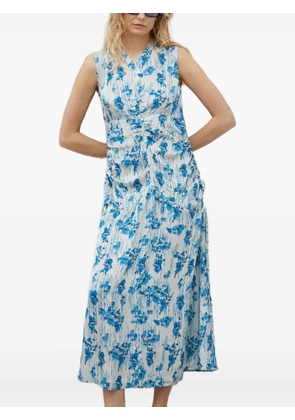 Day Birger Et Mikkelsen floral gathered midi dress - White