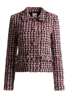 St. John houndstooth tweed jacket - Red
