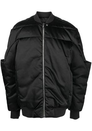 Rick Owens Gridered goose-down bomber jacket - Black