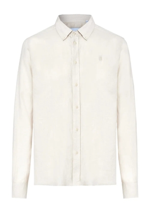 Les Deux Kristian linen long-sleeve shirt - White