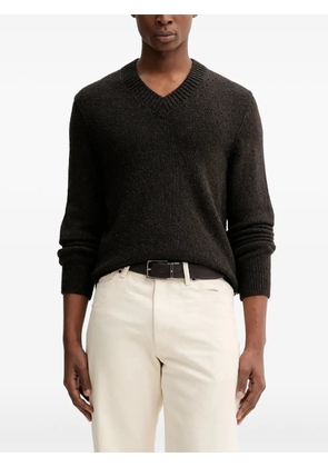Marc O'Polo V-neck long-sleeve sweater - Brown