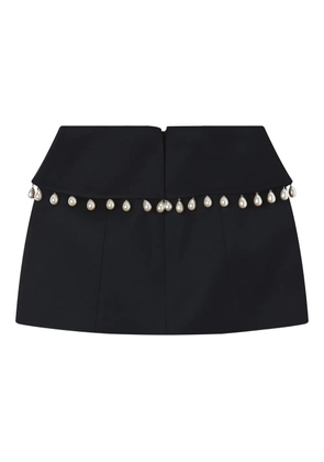 Kimhekim pearl-embellished mini skirt - Black