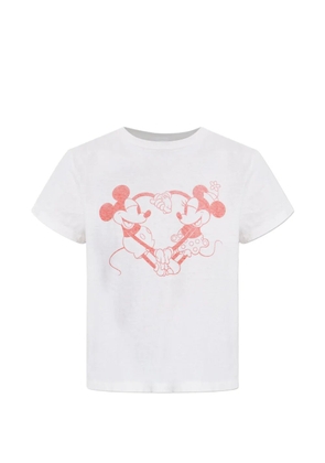 RE/DONE heart-print T-shirt - White